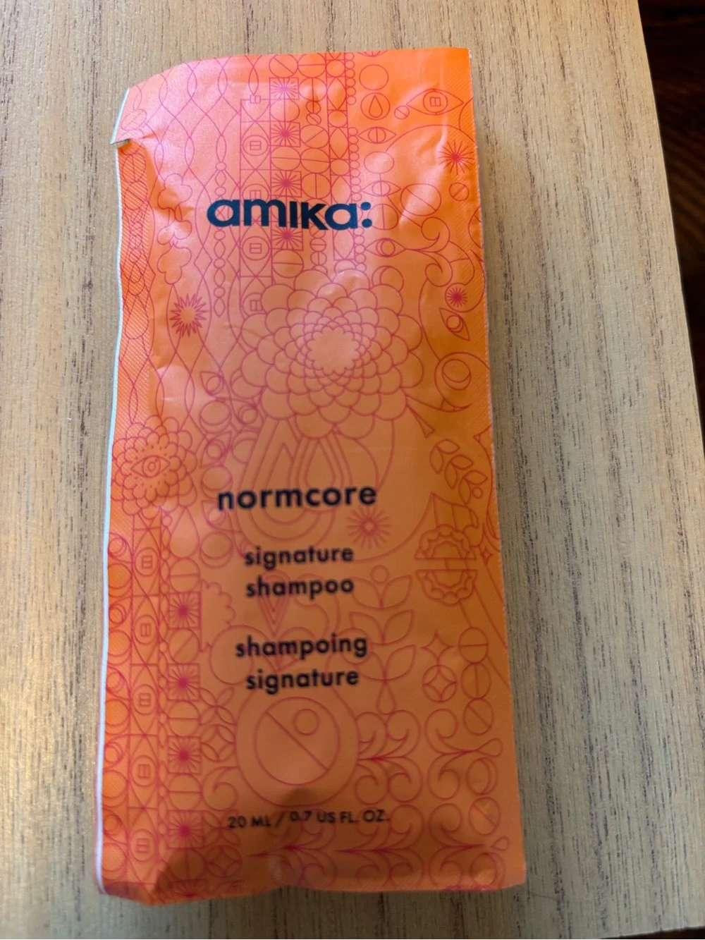 amika normcare shampoo and conditioner travel pack in original packaging